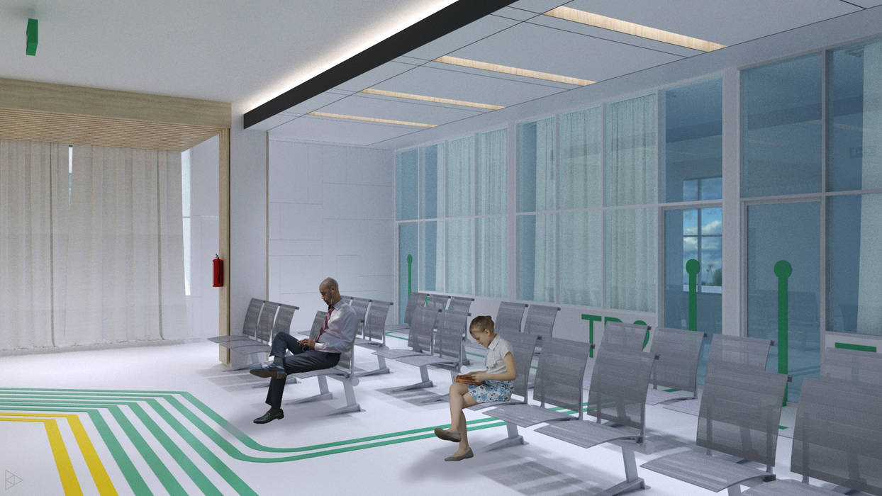 Waiting Room TIES Design & Build Koridor & Tangga Minimalis