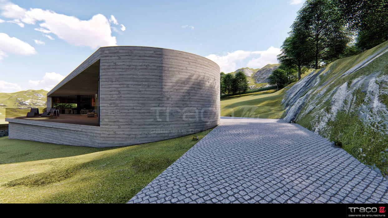 Casa "HCS", Traço M - Arquitectura Traço M - Arquitectura 別墅 水泥