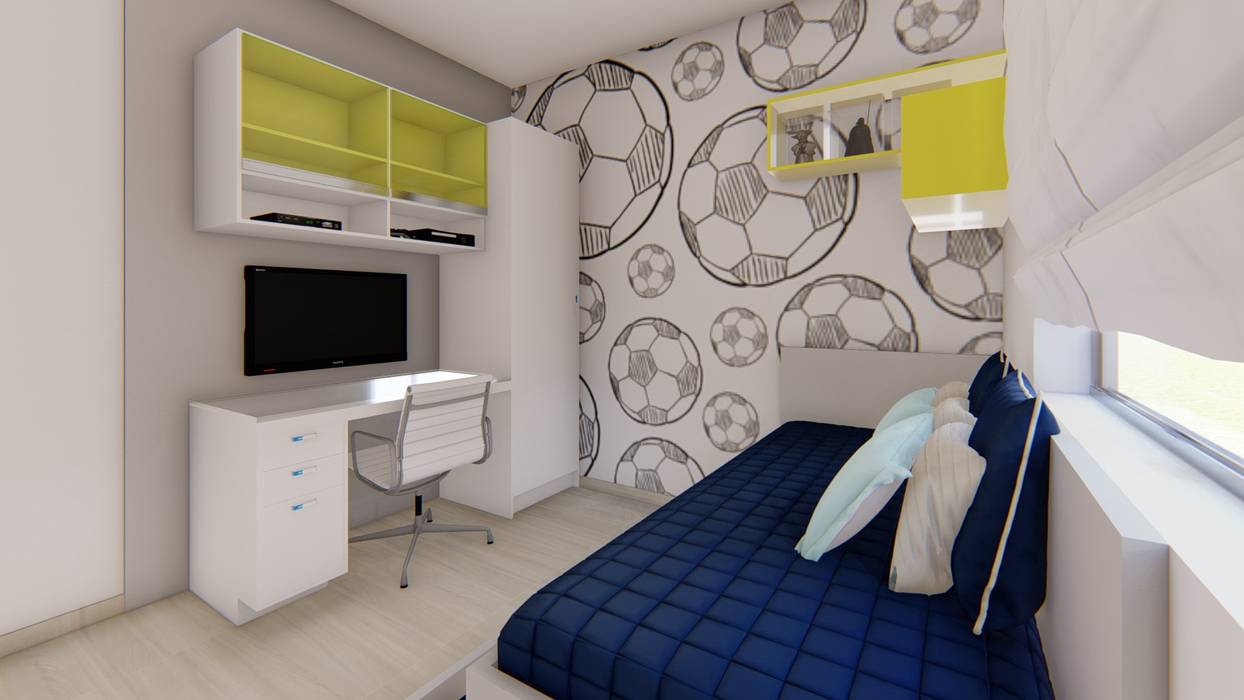 Apartamento Moderno, Fark Fark Teen bedroom MDF