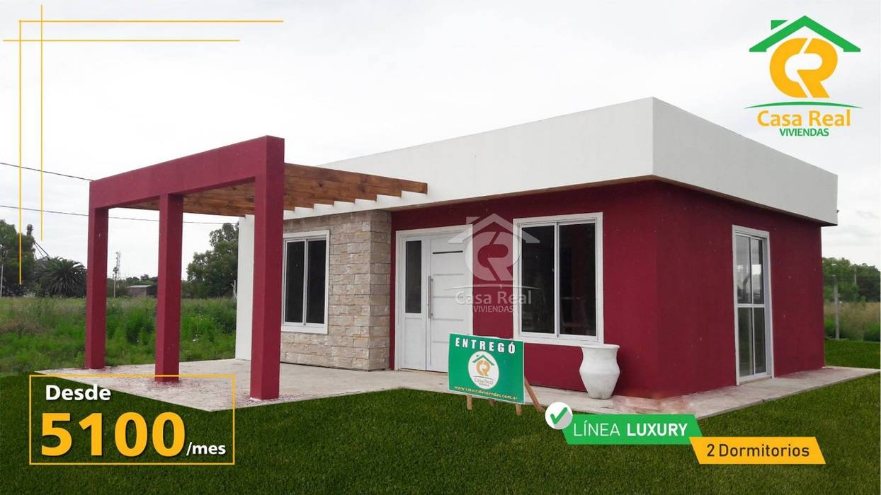 CASA REAL VIVIENDAS, Casa Real Viviendas Casa Real Viviendas Prefabricated home Wood Wood effect