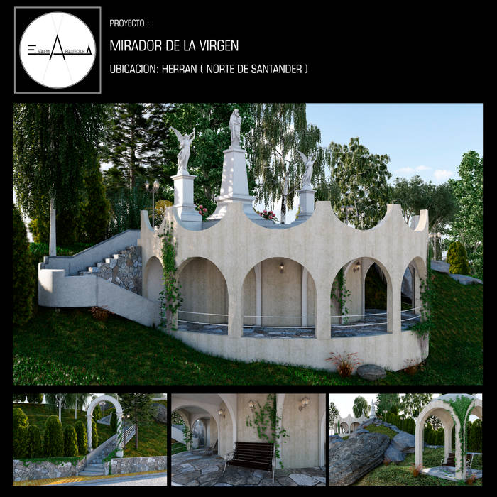 MIRADOR DE LA VIRGEN, ESQUEMA ARQUITECTURA ESQUEMA ARQUITECTURA Balcony Stone