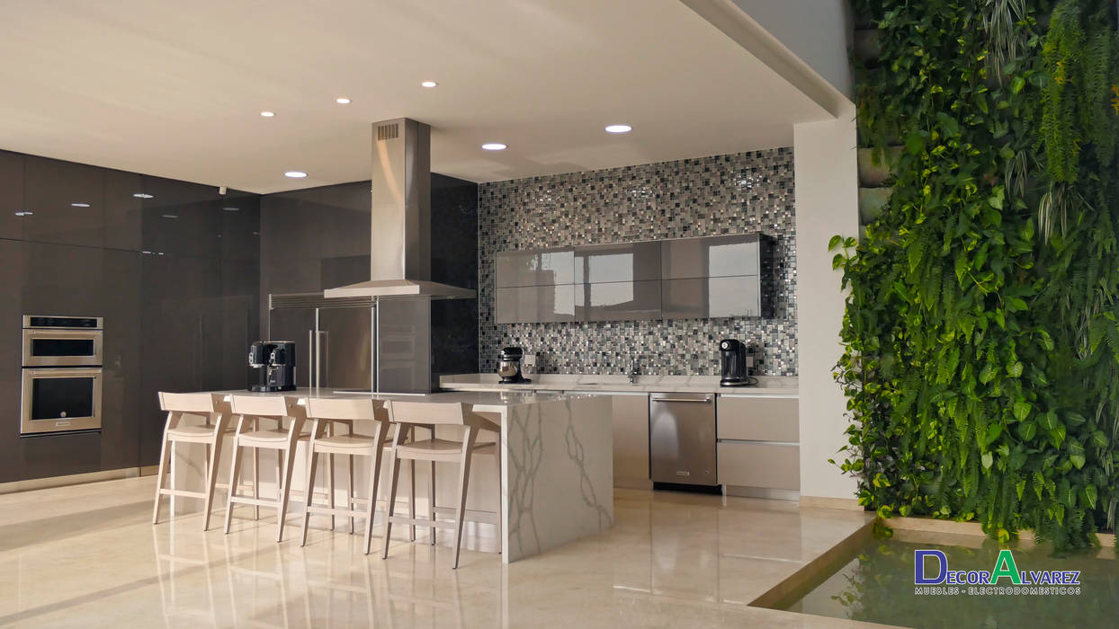 Cocina Naturaleza y Modernidad. Decoralvarez Cocinas de estilo moderno Aglomerado