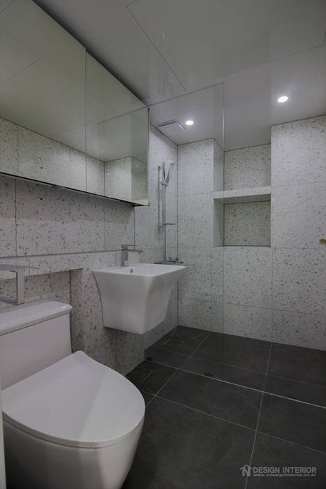 동탄인테리어 롯데대동다숲캐슬 30평대 아파트인테리어 모던하고 깔끔한 화이트 by.n디자인인테리어 , N디자인 인테리어 N디자인 인테리어 모던스타일 욕실