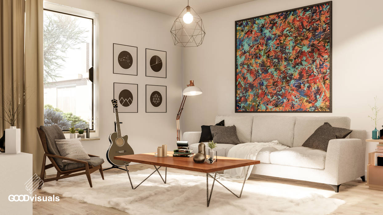 Portafolio, GOOD visuals GOOD visuals Modern living room