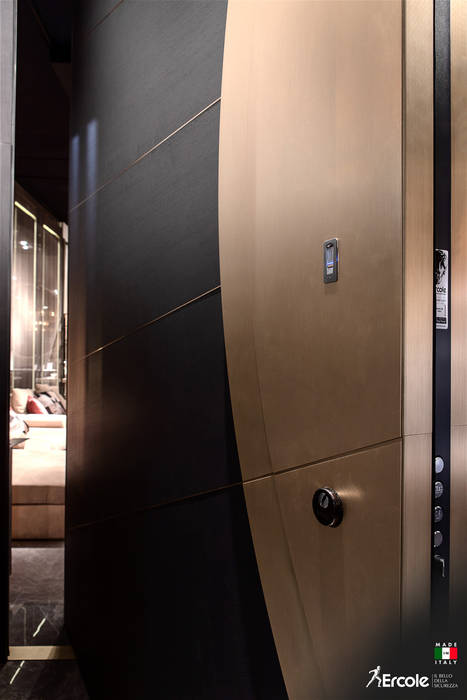 Salone del Mobile 2018, Ercole Srl Ercole Srl Front doors Copper/Bronze/Brass