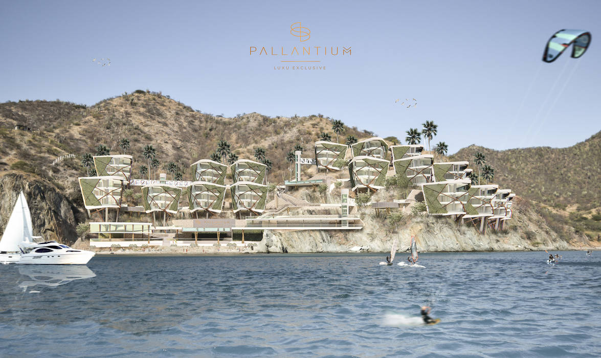 PALLANTIUM LUXU EXCLUSIVE, DOMOS ARQUITECTURA S.A.S DOMOS ARQUITECTURA S.A.S Espacios comerciales Hoteles