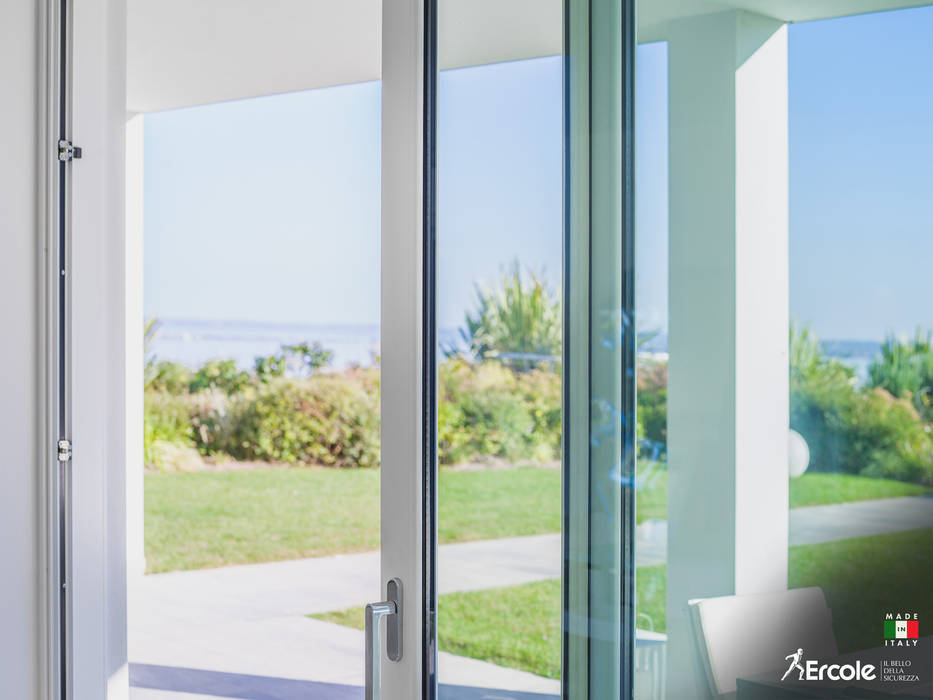 Vetrate Panoramiche, Ercole Srl Ercole Srl Minimal style window and door Glass