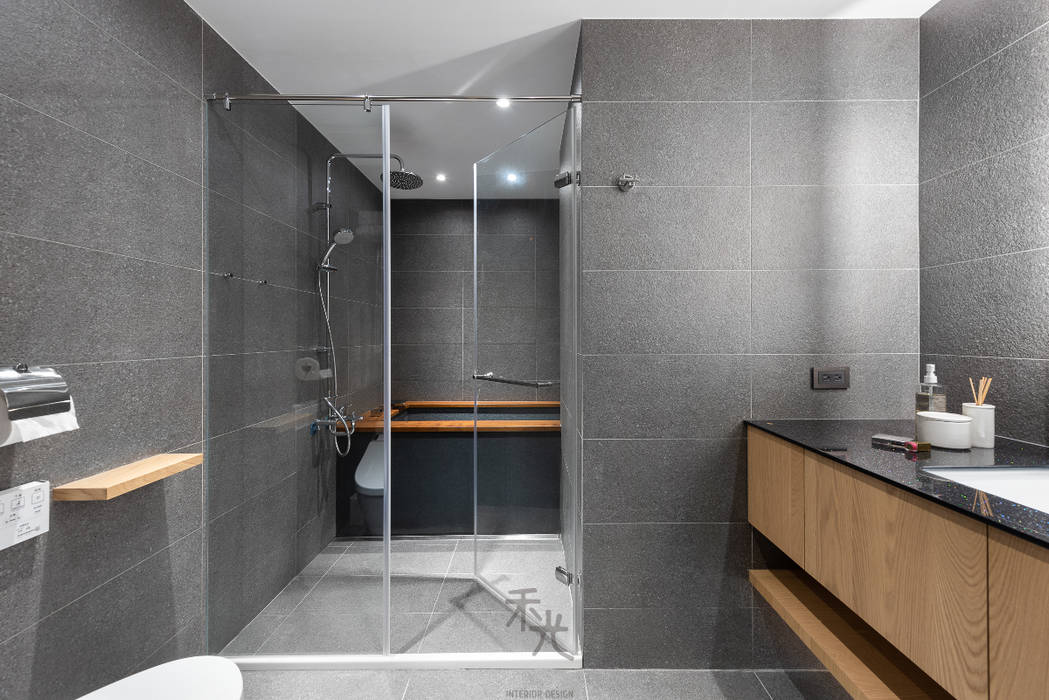 理性+感性, 禾光室內裝修設計 ─ Her Guang Design 禾光室內裝修設計 ─ Her Guang Design Modern bathroom