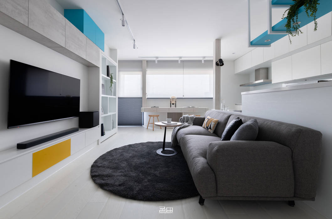 客廳 邑田空間設計 Minimalist living room