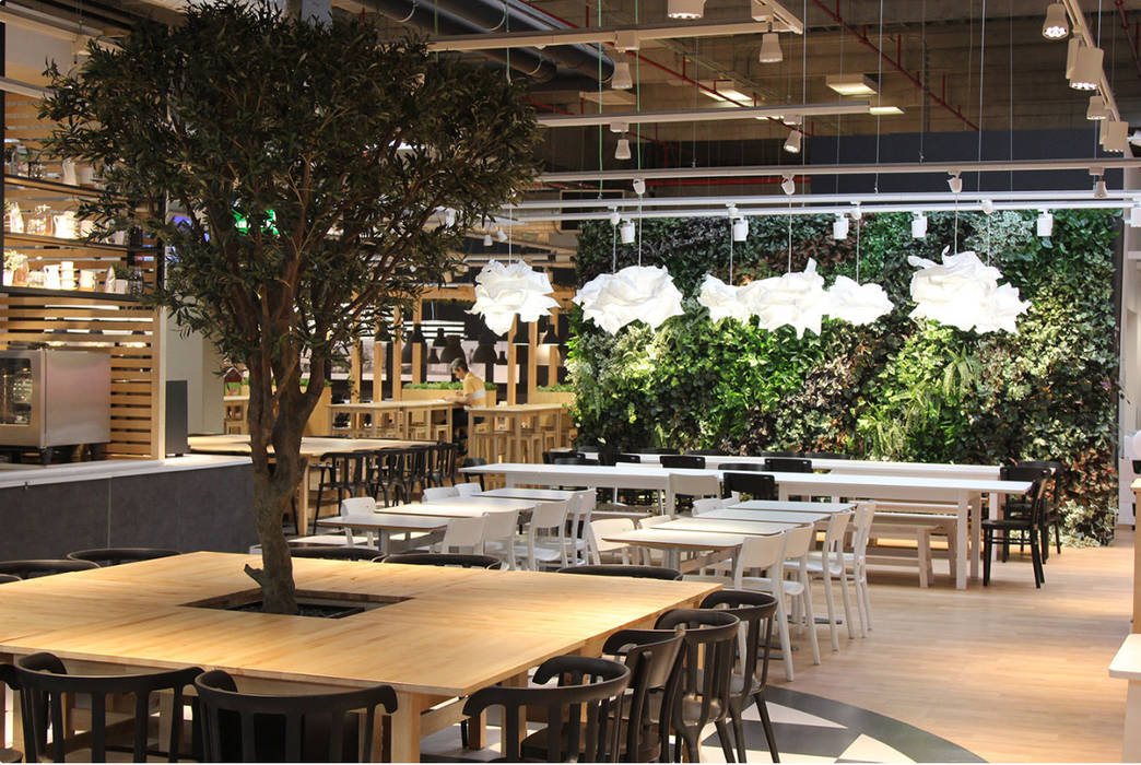 Ikea Matosinhos Restauração Ingarden - Jardins Verticais e Plantas Artificiais Espaços comerciais Shopping Centers