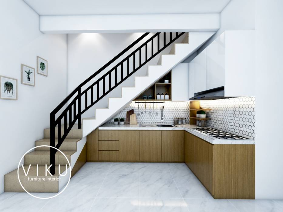 Kitchen set & interior , viku viku وحدات مطبخ خشب Wood effect