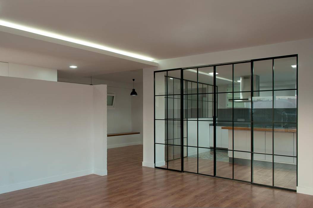 Salón SA31ARQUITECTURA Puertas modernas