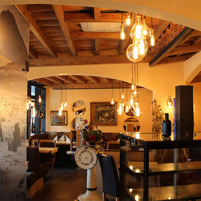 O Sole Mio Simbach am Inn, Skapetze Lichtmacher Skapetze Lichtmacher Rustic style dining room