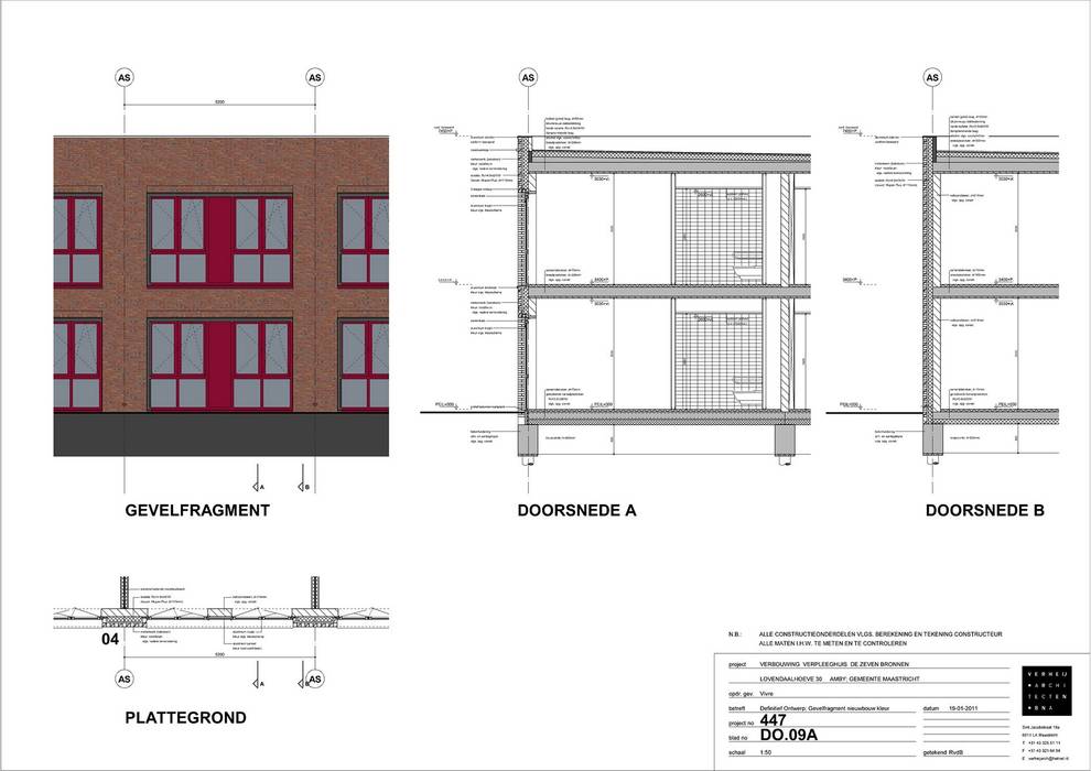 Verbouwing en uitbreiding Verpleeghuis, Maastricht, Verheij Architect Verheij Architect Ticari alanlar Klinikler