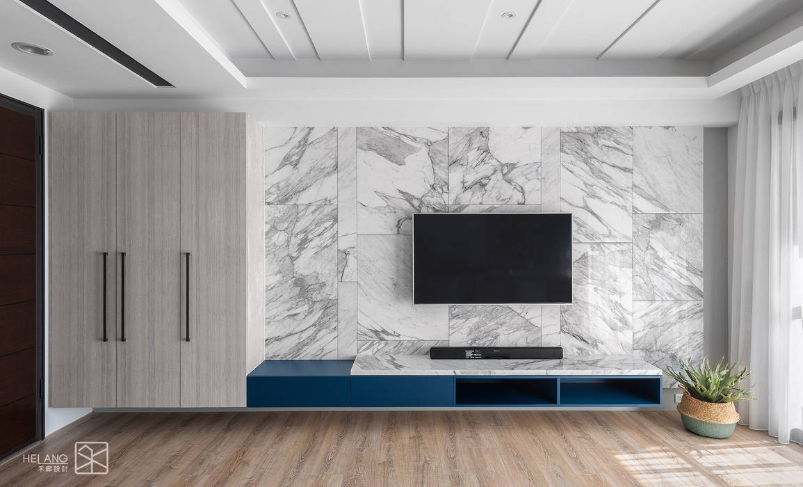 電視牆 禾廊室內設計 Modern living room