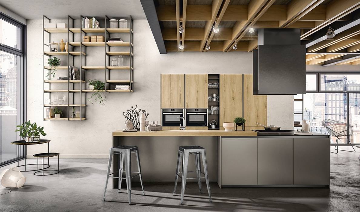 Cucina moderna, L&M design di Cinzia Marelli L&M design di Cinzia Marelli Bếp xây sẵn Gỗ thiết kế Transparent