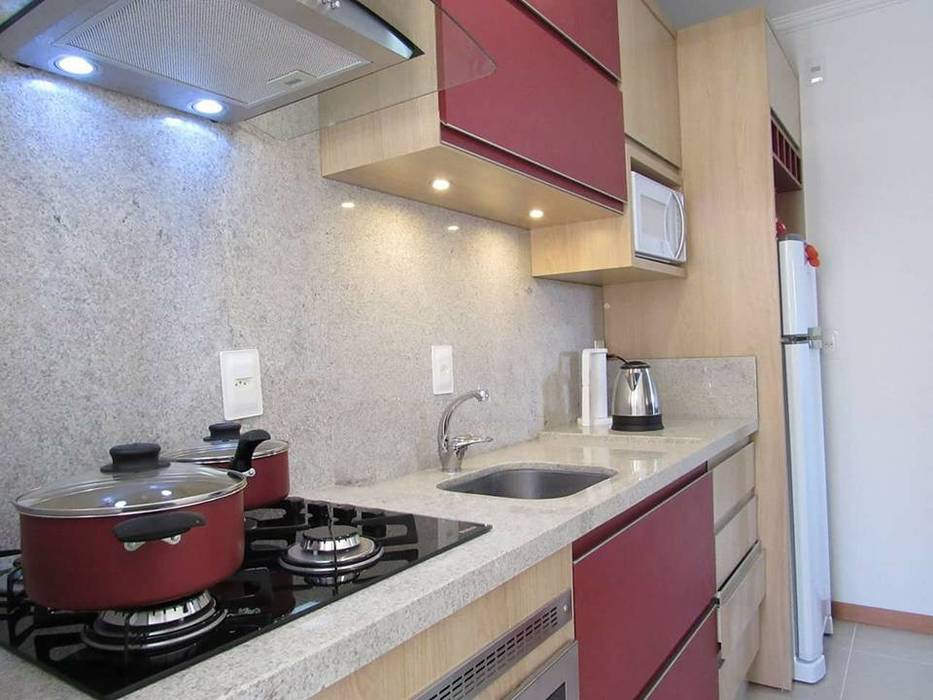 Cozinha , Grannobre marmoraria Grannobre marmoraria Kitchen units Granite