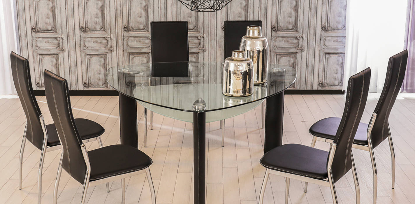 Comedor triangular parker negro homify