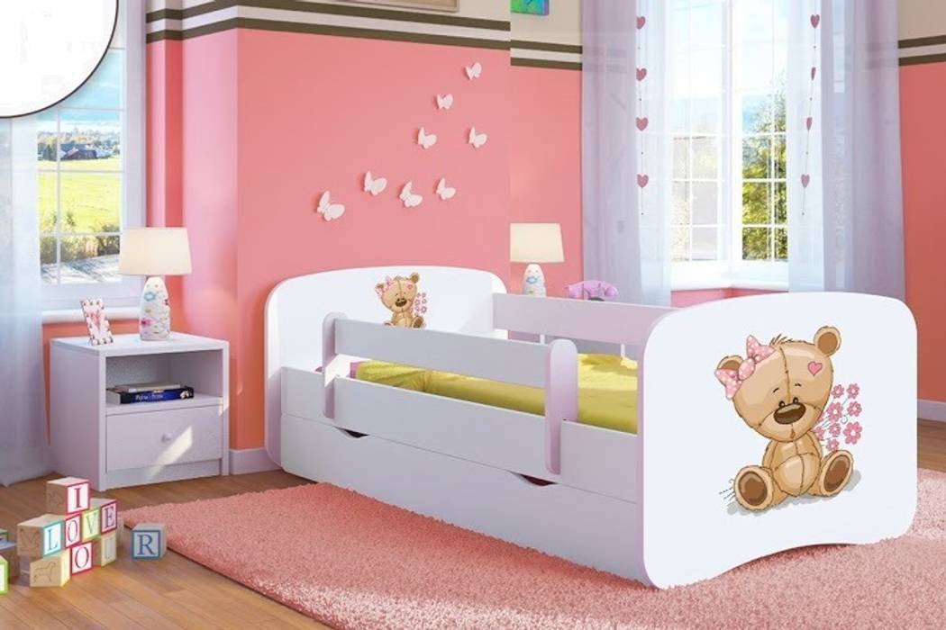 cama para dormitorio de niñas, Deconenes Perú Deconenes Perú Stanza dei bambini Letti & Culle