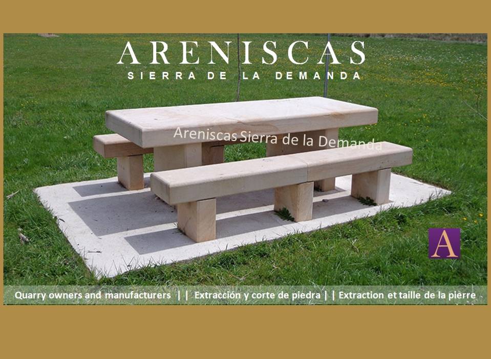 Ideas para el jardín - muros de piedra ◉ Ideas for the garden - stone walls, Areniscas Sierra de la Demanda - ◉ - SIERRA Buff Sandstone quarries in Spain Areniscas Sierra de la Demanda - ◉ - SIERRA Buff Sandstone quarries in Spain مساحات تجارية حجر بار/ ملهى ليلي