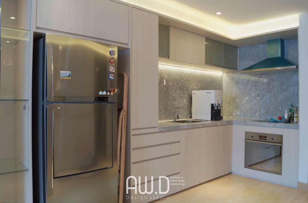 CBD PLUIT, AW.D (ariwibowo.design) AW.D (ariwibowo.design) Dapur built in