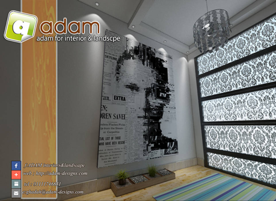 interior&redesign, ADAMfor interior&landscpe ADAMfor interior&landscpe تصميم مساحات داخلية حجر Multicolored