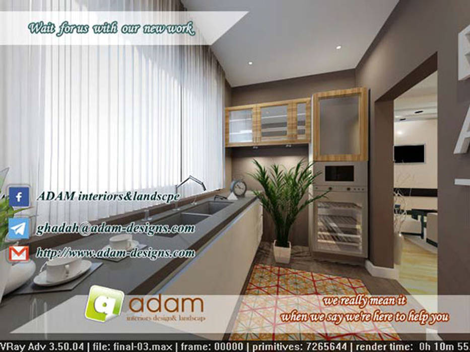 kitchen , ADAMfor interior&landscpe ADAMfor interior&landscpe مطبخ ألواح خشب مضغوط ديكورات واكسسوارات