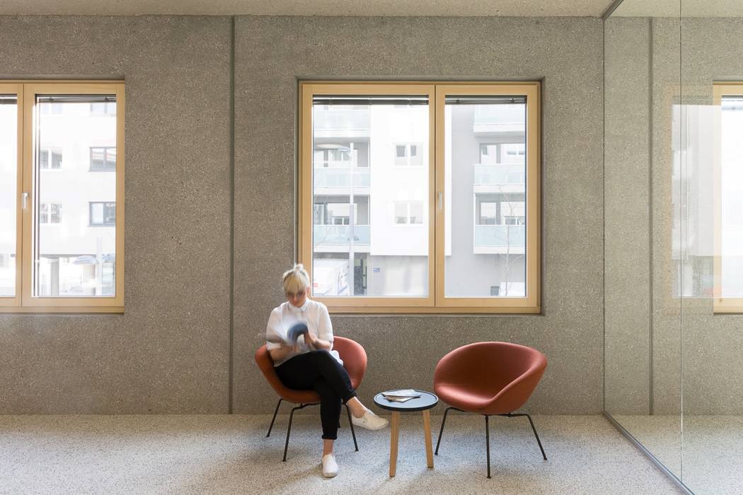 Stadtelefant. From Architects with Love, Franz&Sue Franz&Sue Minimalist study/office Concrete