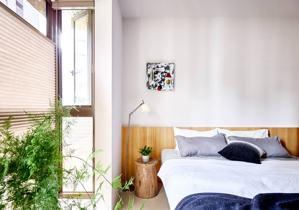 臥室 樸十設計有限公司 SIMPURE Design Minimalist bedroom