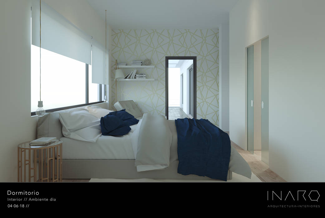 DISEÑO DE REFORMA DE VIVIENDA UNIFAMILIAR EN SANTA BRÍGIDA , INARQ Espacio INARQ Espacio Modern style bedroom