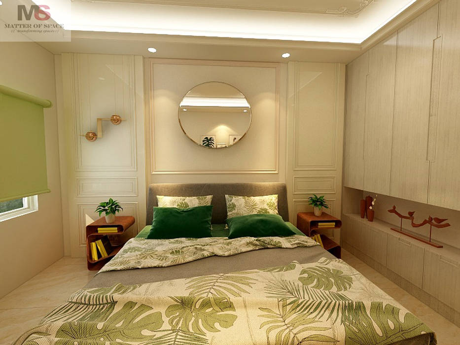 Guest room Matter Of Space Pvt Small bedroom Plywood