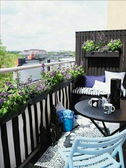 Dolanhagroup バルコニー ベランダ テラス植物 花 Homify