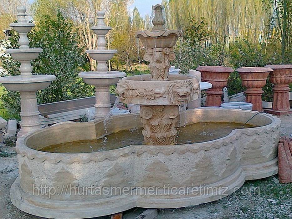 Mermer Çeşme, Hürtaş Mermer Hürtaş Mermer Rustic style garden Swim baths & ponds