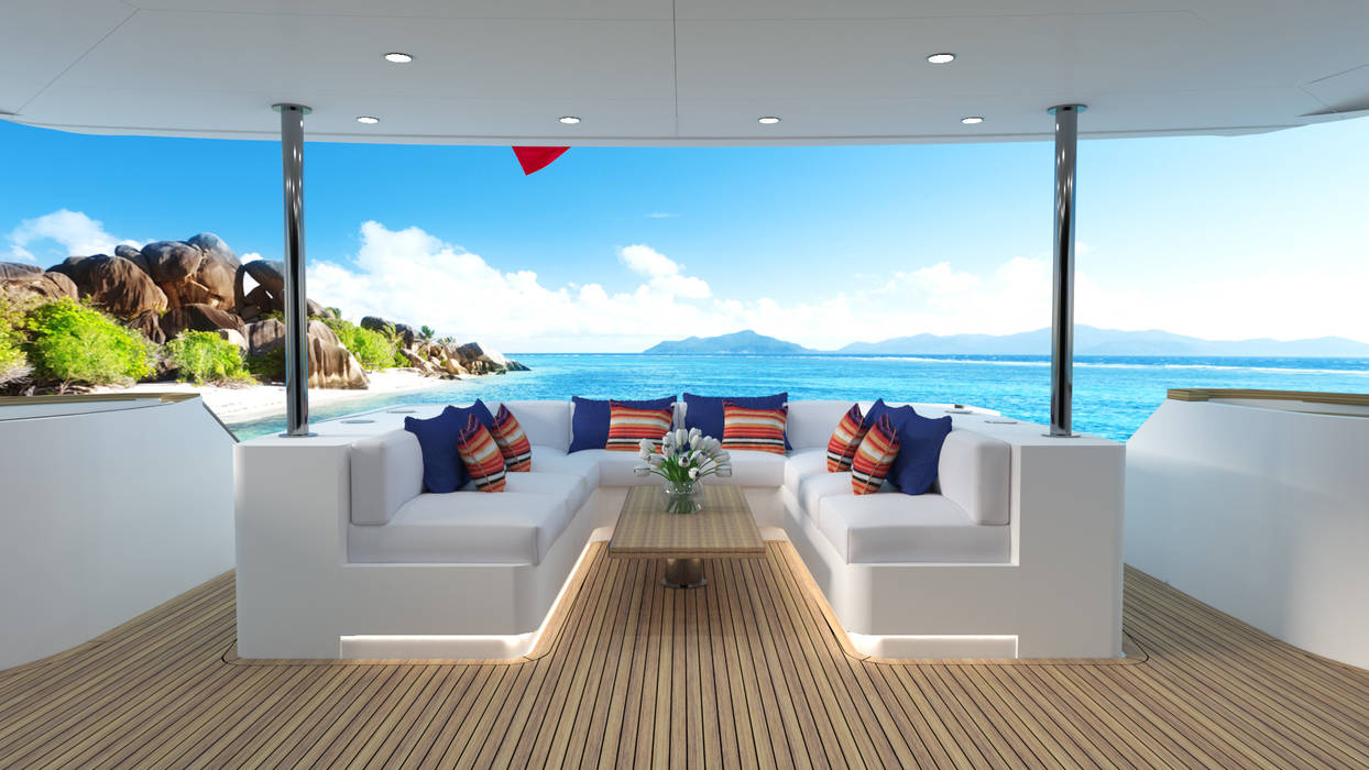 Yacht Hogar FX, Fog Interiors Fog Interiors Modern yachts & jets