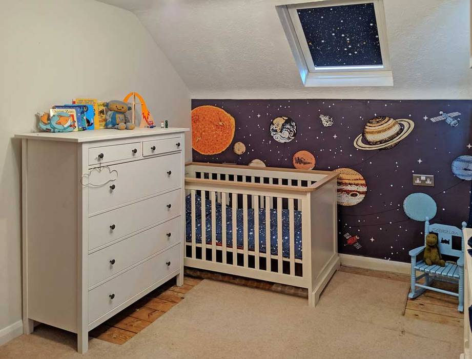 Child's Bedroom Wallpaper Mural, Redcliffe Imaging Ltd Redcliffe Imaging Ltd Dormitorios pequeños