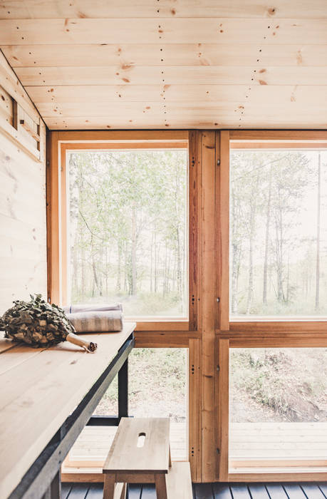 cabin cabin, politaire politaire Sauna Wood Wood effect