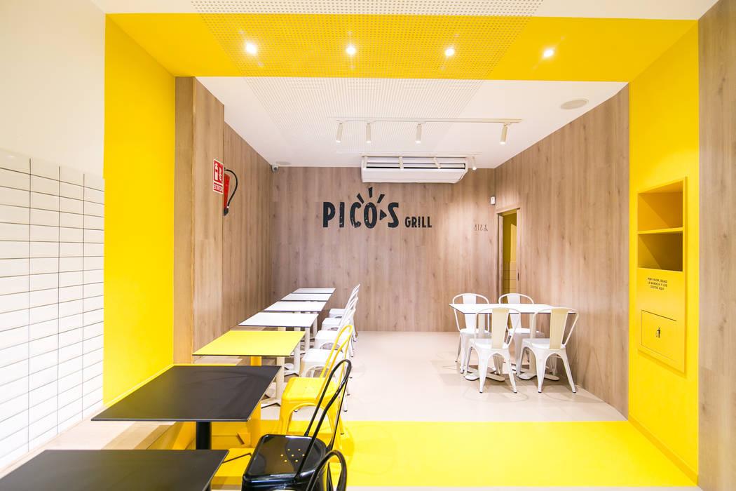 Pico’s Grill Piedra Papel Tijera Interiorismo Espacios comerciales Restaurantes
