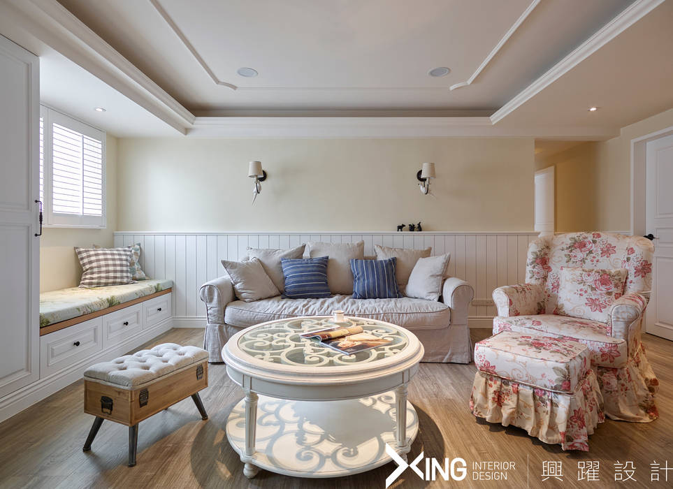 鄉村紀事, 興躍設計 興躍設計 Country style living room