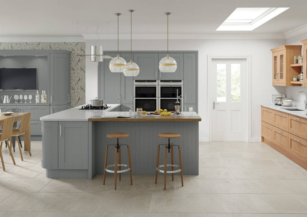 Cambridge Grey Fitted Kitchens London Metro Wardrobes London Kitchen Cabinets & shelves