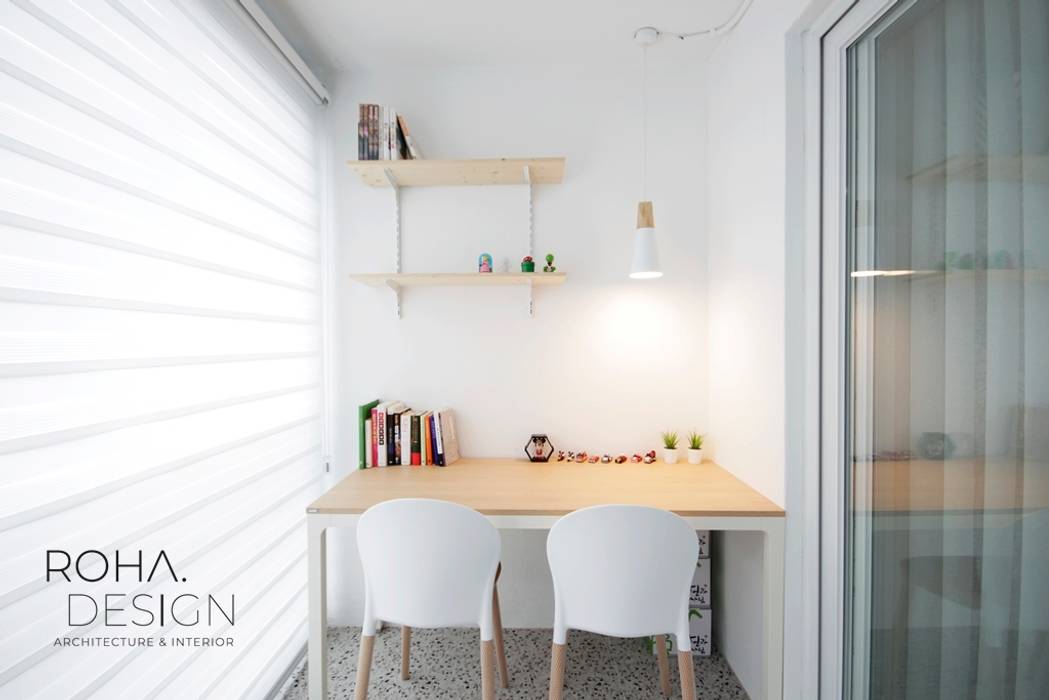 부산 신혼집 인테리어 - 24평 아파트 인테리어, 로하디자인 로하디자인 Patios & Decks