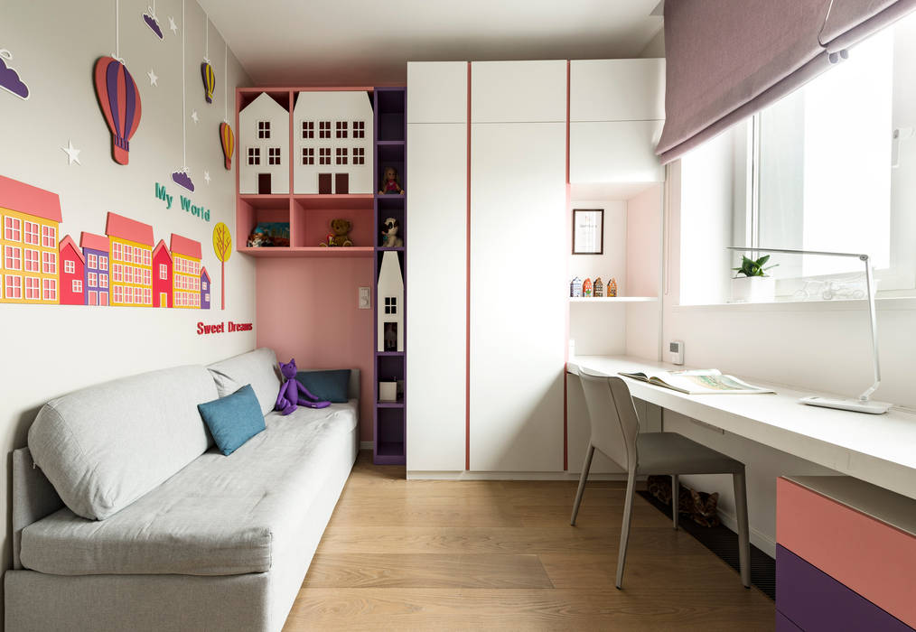 Квартира в ЖК Кристалл, os.architects os.architects Kamar Bayi/Anak Modern