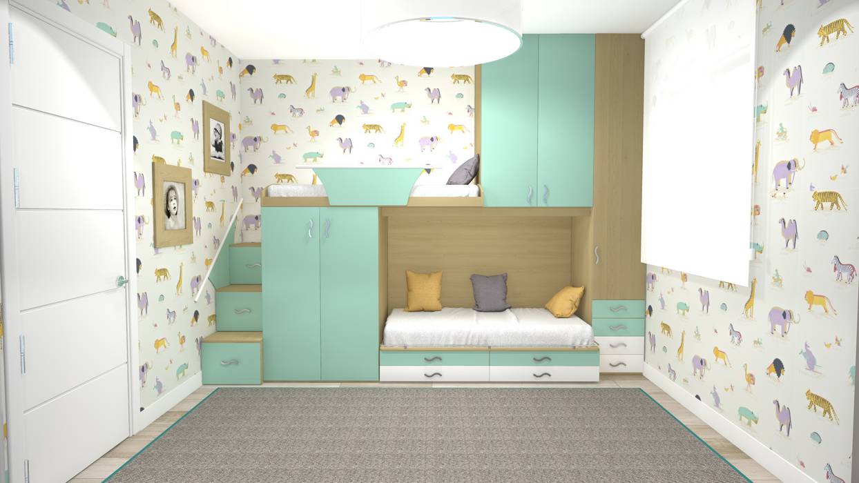 ITURRIBIDE GETXO, Iratxe Cabezudo INTERIORISMO Iratxe Cabezudo INTERIORISMO Teen bedroom