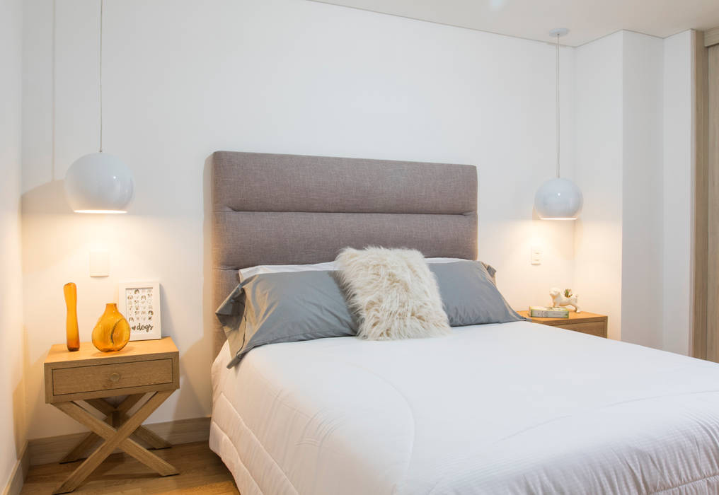 Proyecto Paula Arango, Casa de Tres Casa de Tres Scandinavian style bedroom