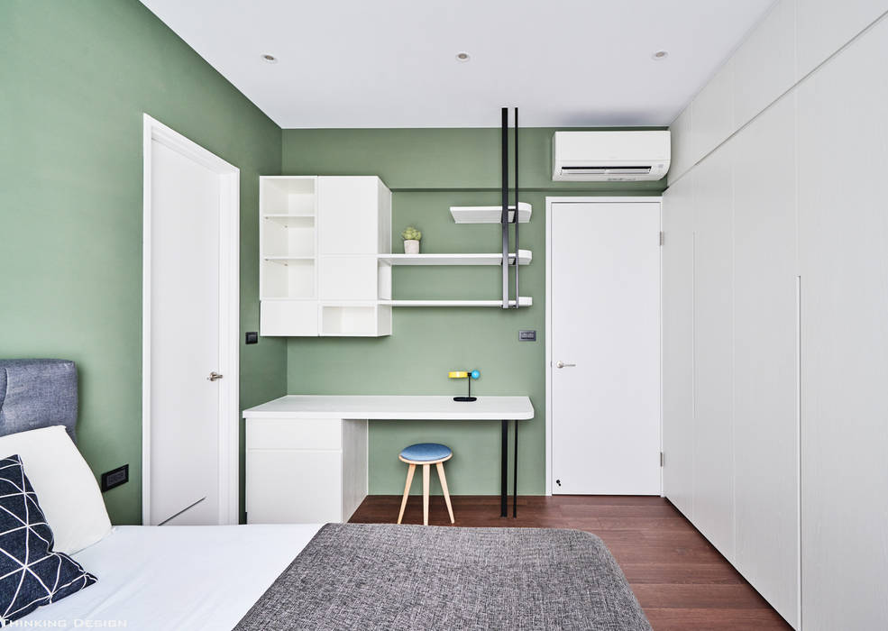 藍盒, 思維空間設計 思維空間設計 Minimalist bedroom