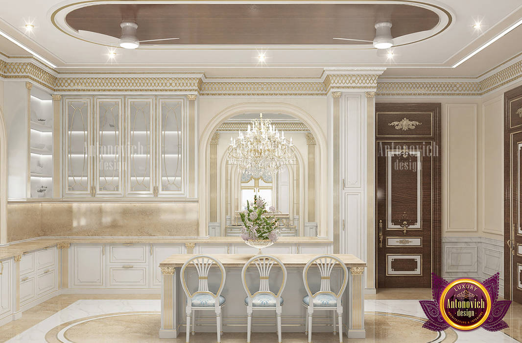 Beautiful Classical Kitchen Design, Luxury Antonovich Design Luxury Antonovich Design
