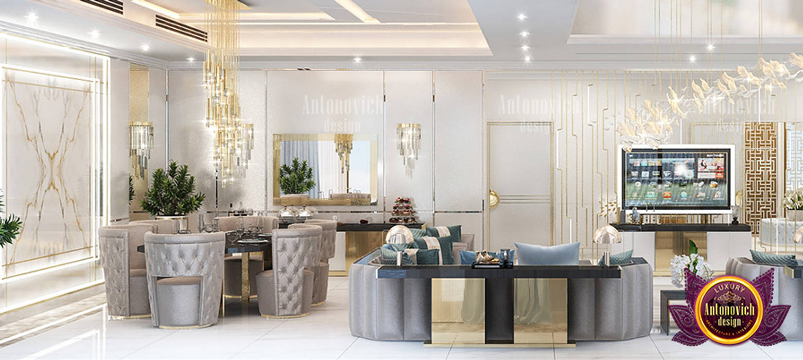 Grand Amazing Living Interior Design, Luxury Antonovich Design Luxury Antonovich Design