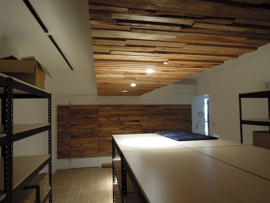 和洋薈萃田園居, houseda houseda Bodegas de estilo ecléctico Madera Acabado en madera