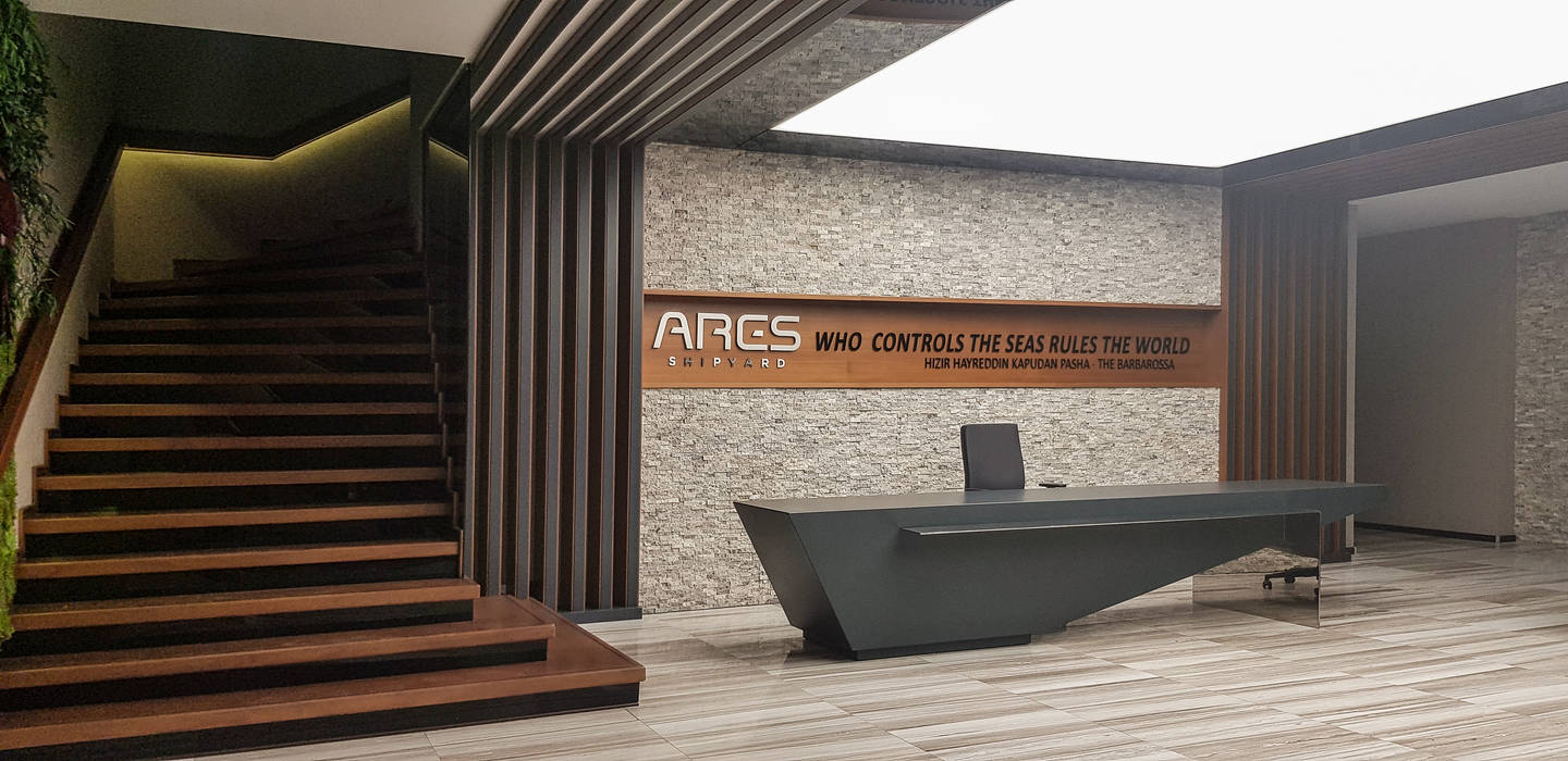 Ares Shipyard (Ares Yatçılık) Ofis, VERO CONCEPT MİMARLIK VERO CONCEPT MİMARLIK Ticari alanlar ofis,Ofis Alanları