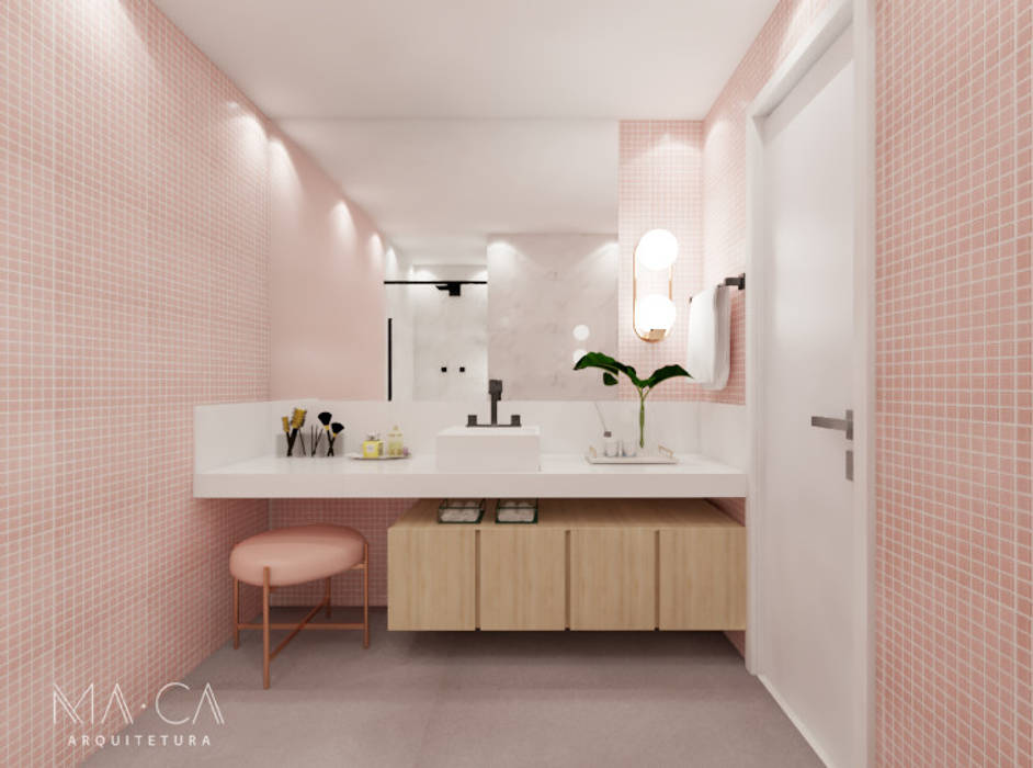 Banheiro Neta Ma.Ca Arquitetura Banheiros escandinavos