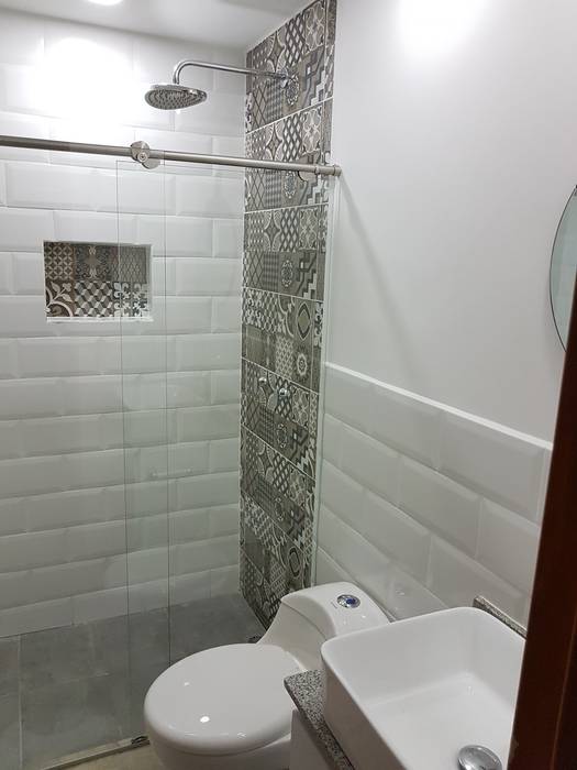 Remodelación de baño Remodelaciones Luján Baños de estilo moderno Cerámico